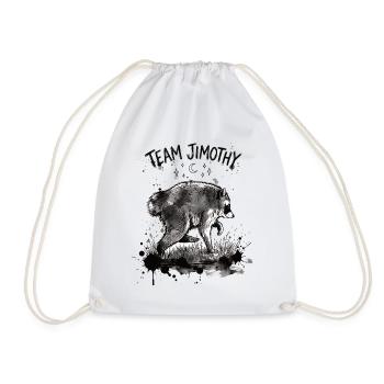 Jimothy Équipe Drôle de Raton Laveur Viral Jimothy - Sac de sport léger - blanc - Devant
