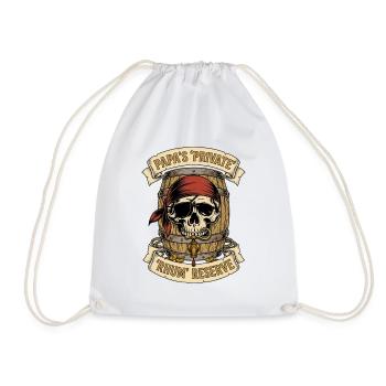 Papa Private Rhum Reserve Pirate Vintage - Sac de sport léger - blanc - Devant