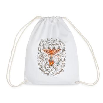 Rolling Coal - Drawstring Bag - white - Front