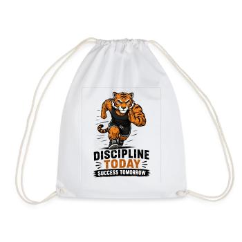 Discipline aujourd’hui, succès demain - Sac de sport léger - blanc - Devant
