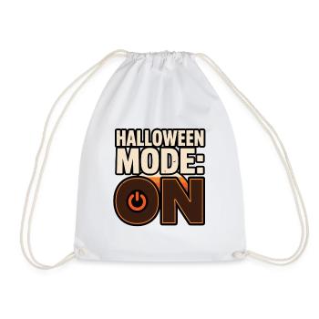 Drôle d’Halloween – Mode Halloween activé - Sac de sport léger - blanc - Devant