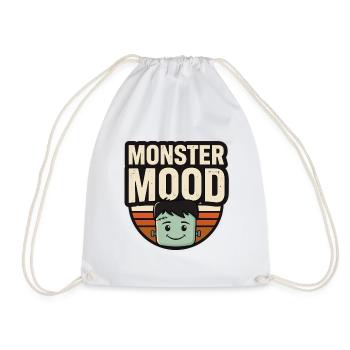 Süßes Halloween-Monster – Monsterstimmung - Turnbeutel - Weiß - Vorne