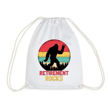 Retirement Rocks - Turnbeutel - Weiß - Vorne