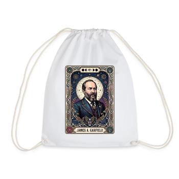 James A Tarotkarte - Turnbeutel - Weiß - Vorne