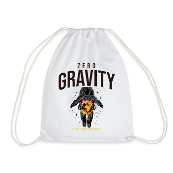 Zero Gravity Astronaut Erde Weltraum - Turnbeutel - Weiß - Vorne