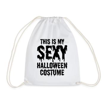 This Is My Sexy Halloween Costume Halloween - Drawstring Bag - white - Front