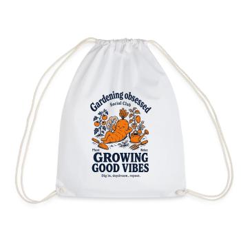 Urban Gardening Growing - Drawstring Bag - white - Front