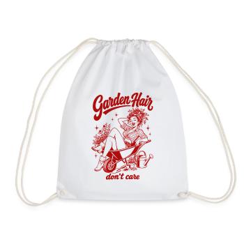 Urban Gardening Garden Hair Dont Care - Drawstring Bag - white - Front