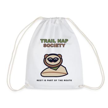 Trail Nap Society - Drawstring Bag - white - Front