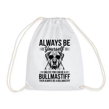 Bullmastiff Sayings Funny Bullmastiff Gift - Drawstring Bag - white - Front