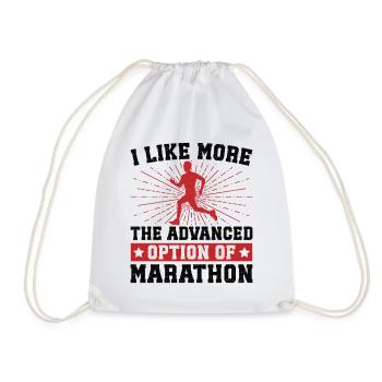 XC Running Gifts - Perfect XC Runner Design Idea - Drawstring Bag - white - Front