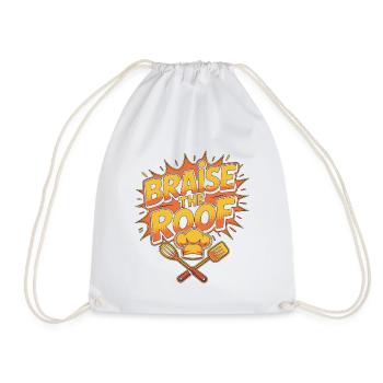 Restaurant Chef Braise The Roof Professional Chef - Drawstring Bag - white - Front