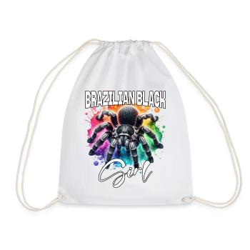 Black Tarantula Girl - Drawstring Bag - white - Front