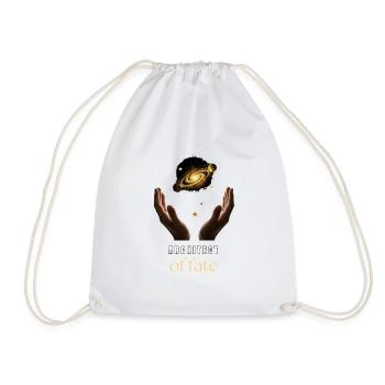 Architect of Fate Motivational Galaxy Design - Drawstring Bag - white - Front