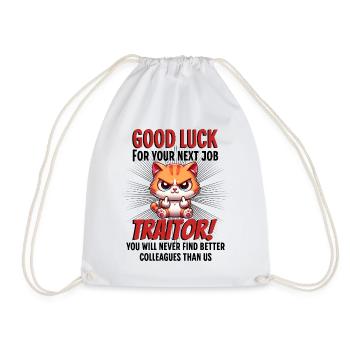 Funny Farewell Coworker - Drawstring Bag - white - Front
