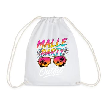 Tenue de fête Malle Majorque vacances d’été - Sac de sport léger - blanc - Devant