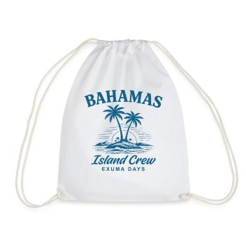 Bahamas Island Crew Exuma Day - Drawstring Bag - white - Front