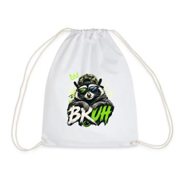 Bruh Raccoon Stylo Stylo Streetwear Stylé - Sac de sport léger - blanc - Devant