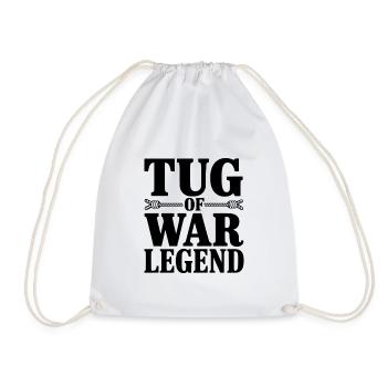 Tauziehen-Legende - Turnbeutel - Weiß - Vorne