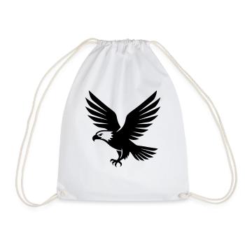 Eagle Bird en mode vol - Sac de sport léger - blanc - Devant
