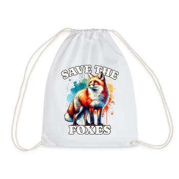Renard Rouge Renard Sauve Renard - Sac de sport léger - blanc - Devant