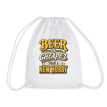 Beer Saying Brasserie Brasserie Cadeau de la Brasserie - Sac de sport léger - blanc - Devant