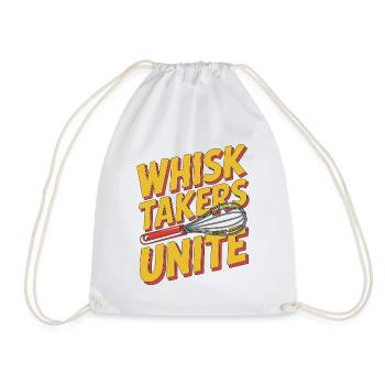 Pastry Chef Whisk Takers Unite Baking Professional - Turnbeutel - Weiß - Vorne