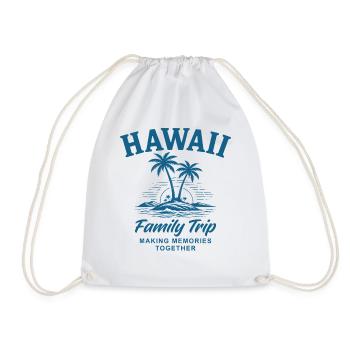 Hawaii Family Trip Making Memories - Drawstring Bag - white - Front