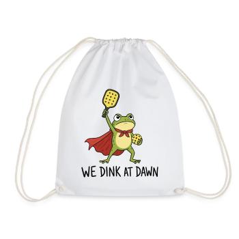 Nous Dink à l’aube - Pickleball Frog Padel Sport - Sac de sport léger - blanc - Devant