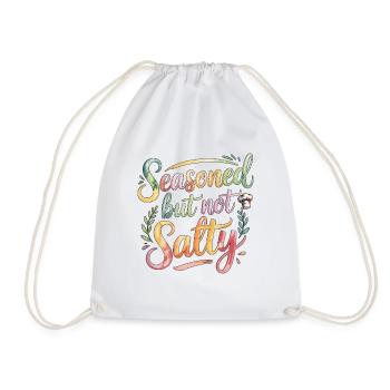 Sous Chef Seasoned But Not Salty Culinary Chef - Turnbeutel - Weiß - Vorne