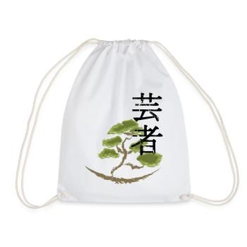 japan Drachen japanisch anime asiatisch - Turnbeutel - Weiß - Vorne