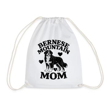 Bernese dog mom - Turnbeutel - Weiß - Vorne