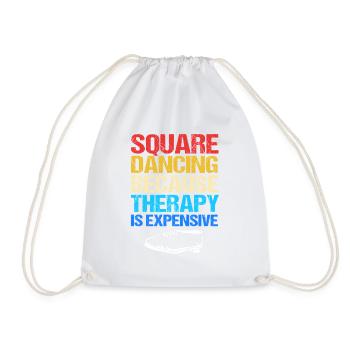 Square Dance - Turnbeutel - Weiß - Vorne