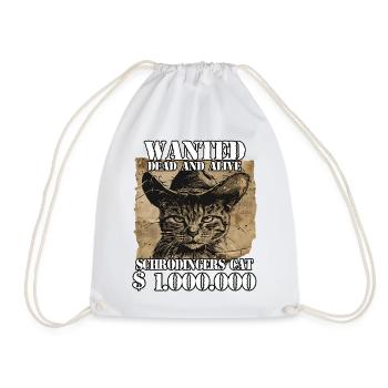 Lustiges Katzenbesitzer Katzenspruch Katzen  - Turnbeutel - Weiß - Vorne