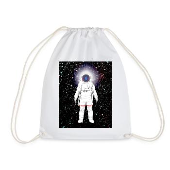 Astronaut im Farbspektrum - Turnbeutel - Weiß - Vorne