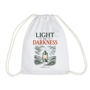 Licht in der Dunkelheit - Turnbeutel - Weiß - Vorne