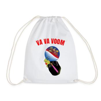 Va Va Voom – Glamour, Geld und Luxusleben - Turnbeutel - Weiß - Vorne