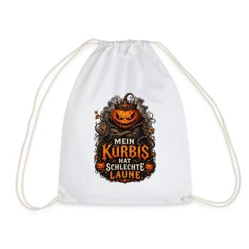 Grimmiger Kürbis König - Turnbeutel - Weiß - Vorne
