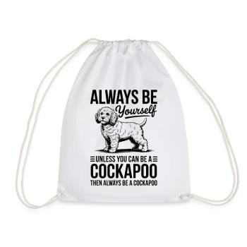 Cockapoo Spruch Hunde Lustiges Cockapoo Geschenk - Turnbeutel - Weiß - Vorne