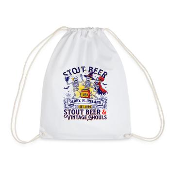 Derry Vintage Stout Beer Dublin Pub Style - Turnbeutel - Weiß - Vorne