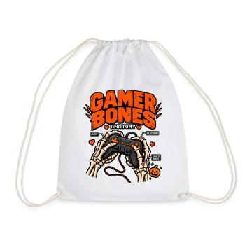 Gamer Knochen Anatomie - Turnbeutel - Weiß - Vorne