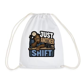 Just Another Shift Bigfoot - Turnbeutel - Weiß - Vorne