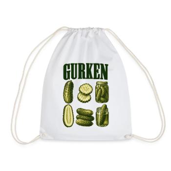 Gurkenkunde - Turnbeutel - Weiß - Vorne