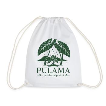 Pūlama schätzen und schützen - Turnbeutel - Weiß - Vorne