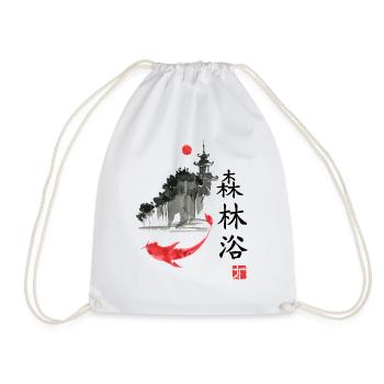 japan Otaku japanisch anime asiatisch - Turnbeutel - Weiß - Vorne