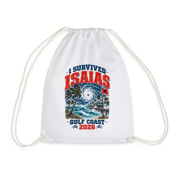 I Survived Isaias Gulf Coast 2026 Storm Survivor - Turnbeutel - Weiß - Vorne