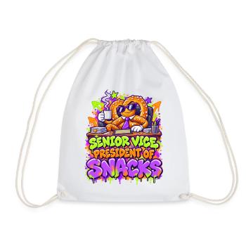 Senior Vice President Snacks - Turnbeutel - Weiß - Vorne