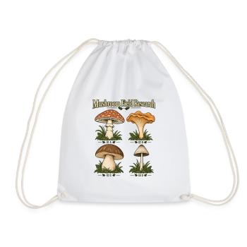 Mushroom Field Research - Turnbeutel - Weiß - Vorne