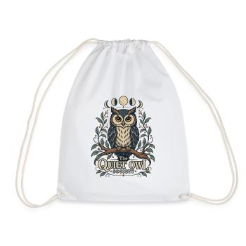 The Quiet Owl Society - Turnbeutel - Weiß - Vorne