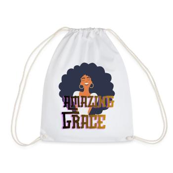 Amazing Grace - Turnbeutel - Weiß - Vorne